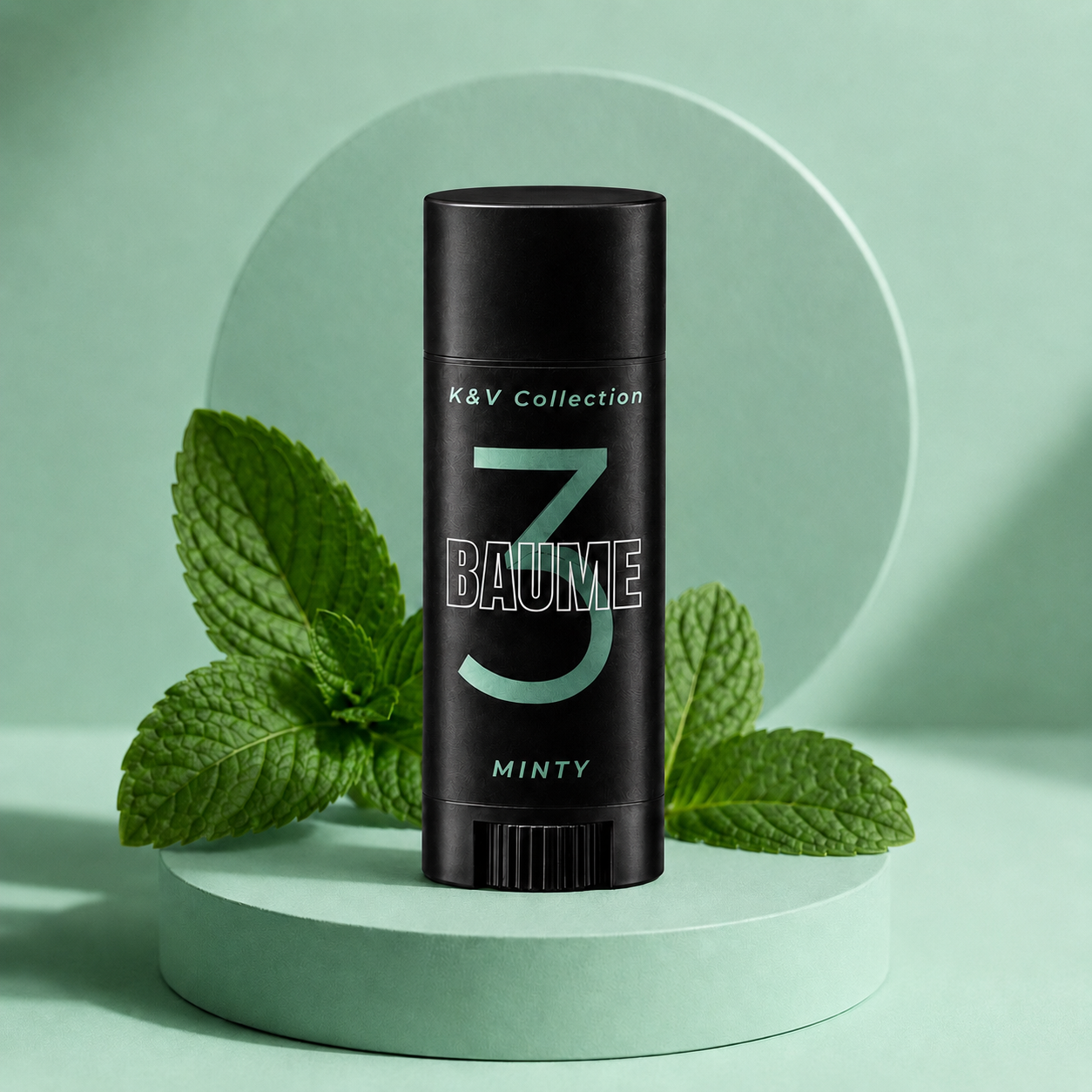 BAUME 3 Minty Natural Lip Balm