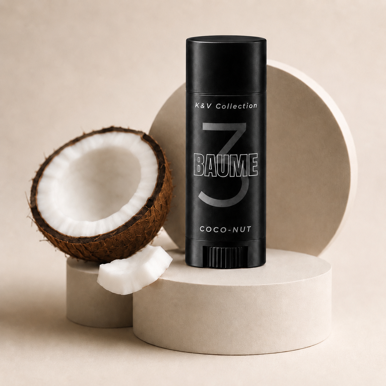 BAUME 3 Coco-Nut Natural Lip Balm