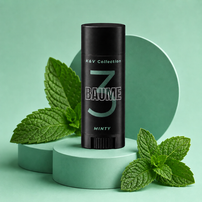BAUME 3 Minty Natural Lip Balm