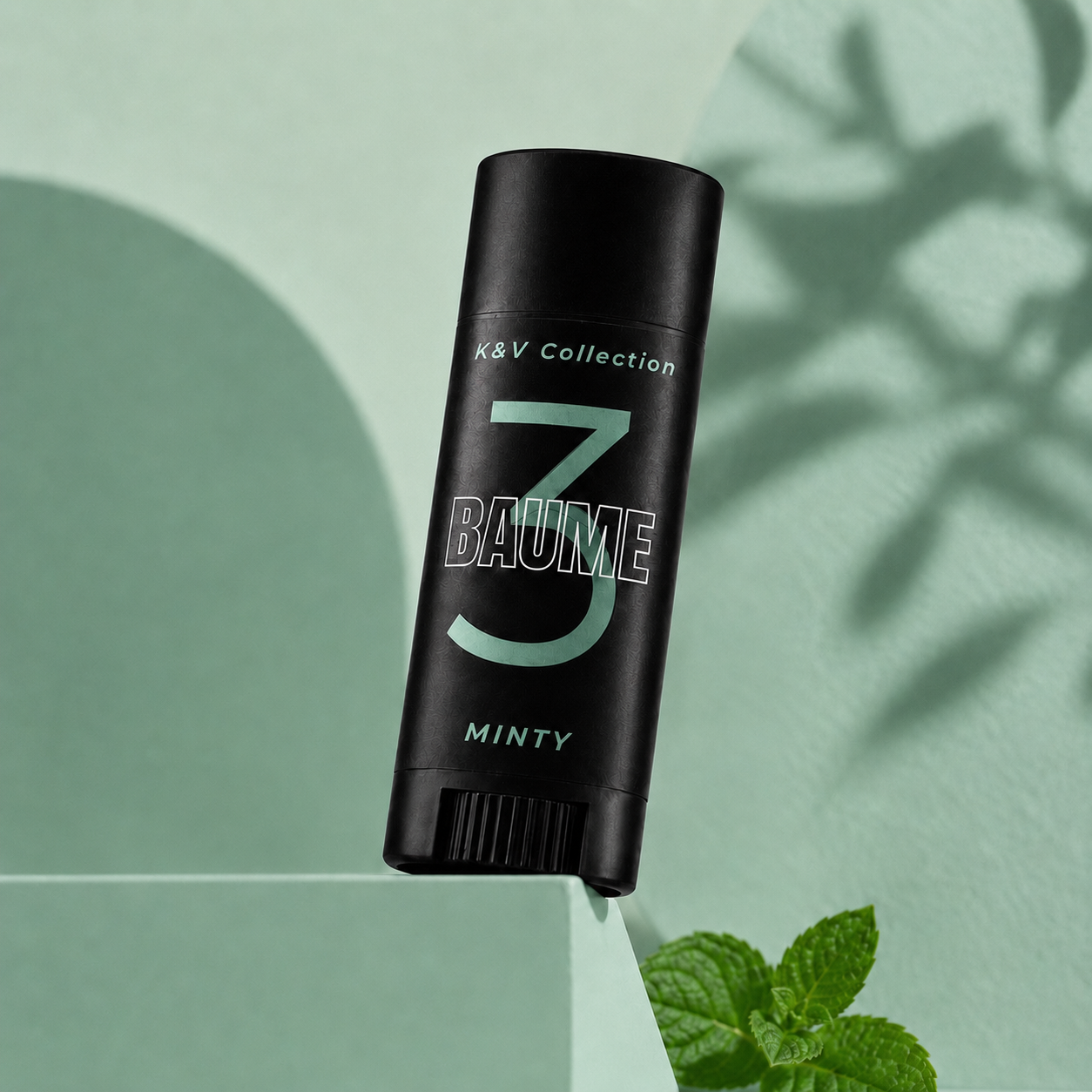 BAUME 3 Minty Natural Lip Balm