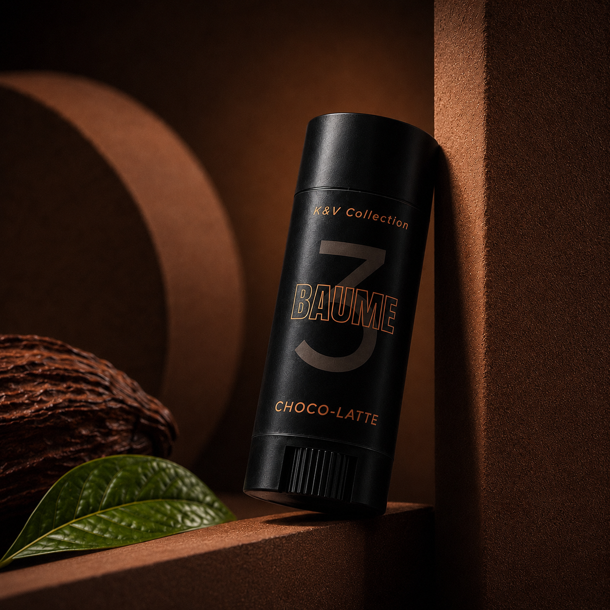 BAUME 3 Choco-Latte Natural Lip Balm