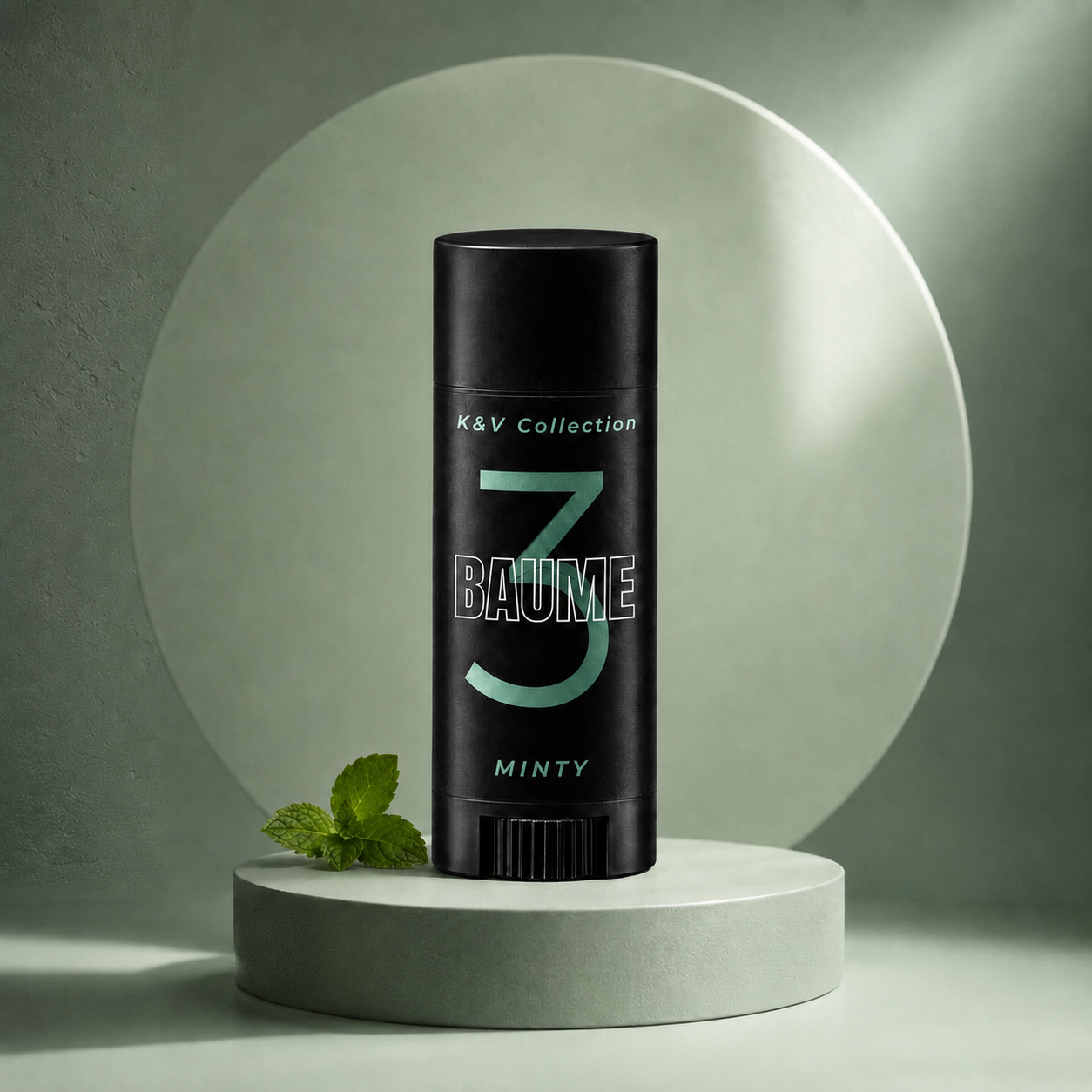 BAUME 3 Minty Natural Lip Balm