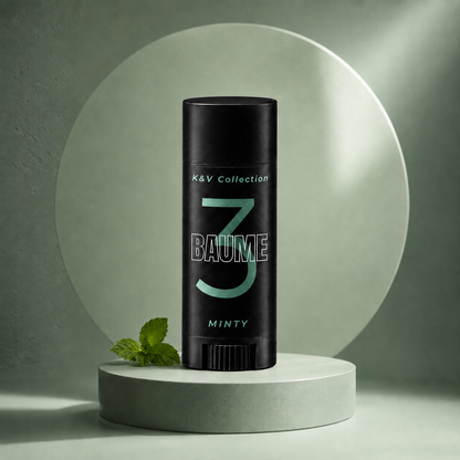 BAUME 3 Minty Natural Lip Balm