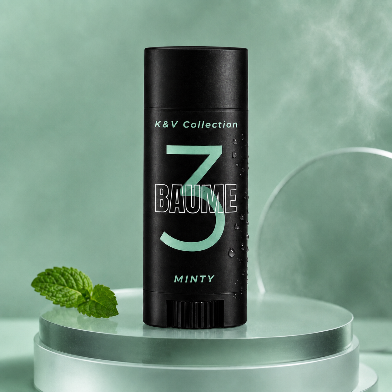 BAUME 3 Minty Natural Lip Balm