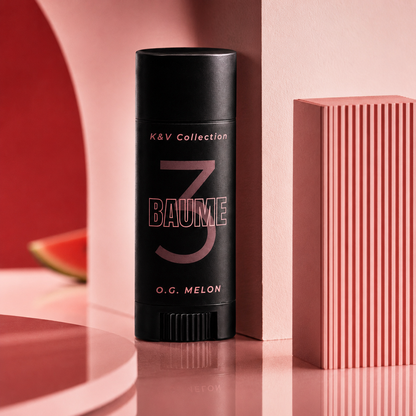 BAUME 3 Melon natural lip balm tube