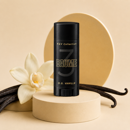 BAUME 3 Vanille natural lip balm tube