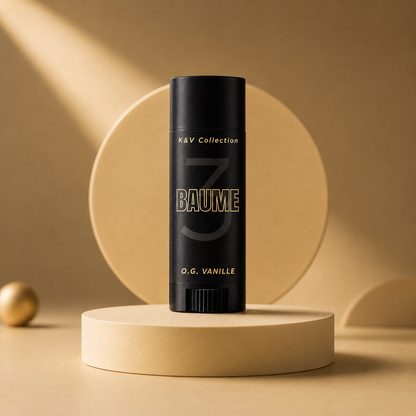 BAUME 3 Vanille natural lip balm tube